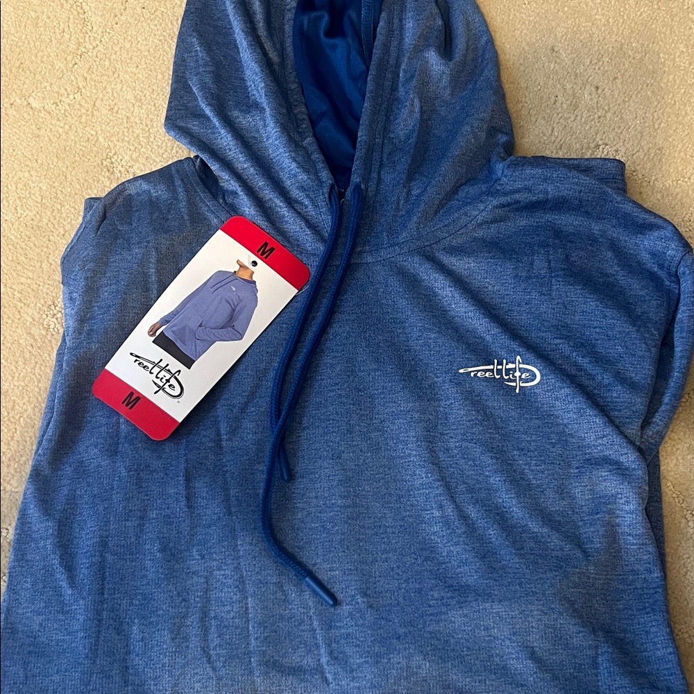 Blue Men's surf Hoodie Shirt